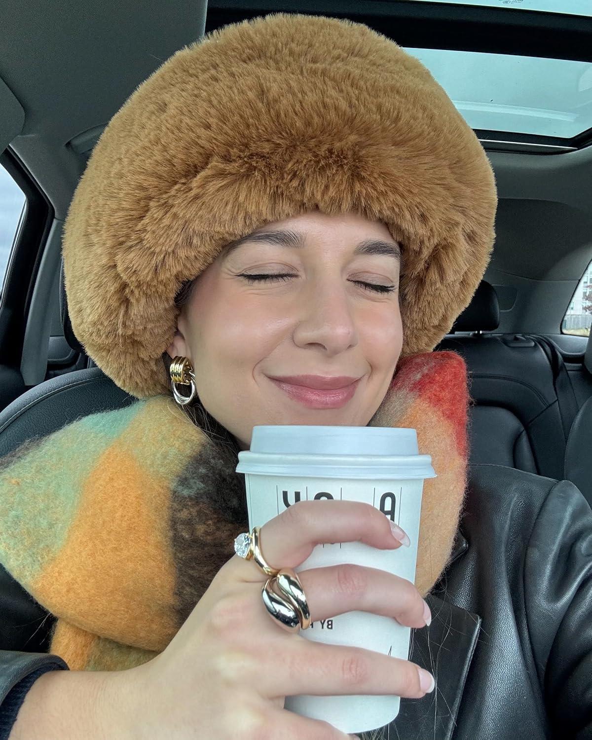 imagePAVOI 14K Gold Plated Door Knocker Statement Earrings for Women Chunky Gold Earrings for Women Trendy Mixed Metals Bold Knot Drop Dangle JewelryWhite Gold