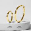PAVOI 14K Gold Plated 925 Sterling Silver Post Lightweight Hoops | 20mm – 30mm Earring | Gold Hoop Earrings for Women(Yellow & White Gold)
