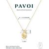 PAVOI 14K Gold Plated Engraved Coin Pendant Necklaces for Women | Byzantine Coin Pendants | Bohemian Necklace(Rose Gold)