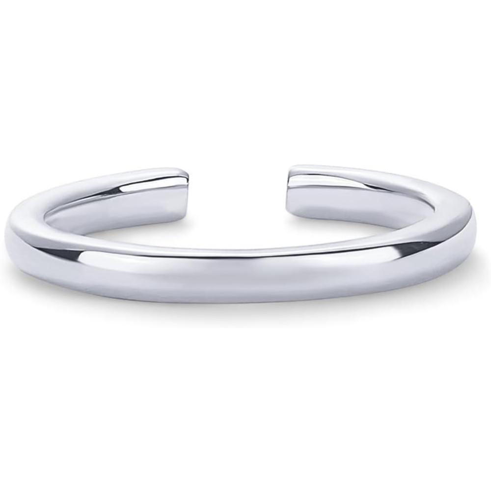 imagePAVOI 18K Gold Plated Adjustable Toe Rings for Women  Trendy CrissCross and Classic Band Toe Ring2 Millimeters