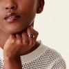 PAVOI 14K Gold Plated Engraved Signet Ring with North Star | Lightweight Thick Statement Rings for Women | Everyday Jewelry(Rose Gold)