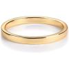 PAVOI 14K Gold Plated Twist Stacking Ring | Bands for Women(Yellow Gold)