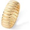PAVOI 14K Gold Plated Chunky Statement Ring | Chunky Stackable Wide Band for Women(Yellow Gold)
