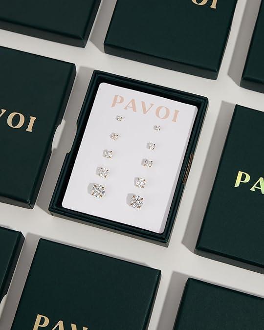 imagePAVOI 14K Gold Plated Layering Necklaces  Stylish Minimalist Design Pendant Necklaces  Bar Circle Lotus Disc Dog Tag Horizontal Bar Pendants for WomenYellow Gold