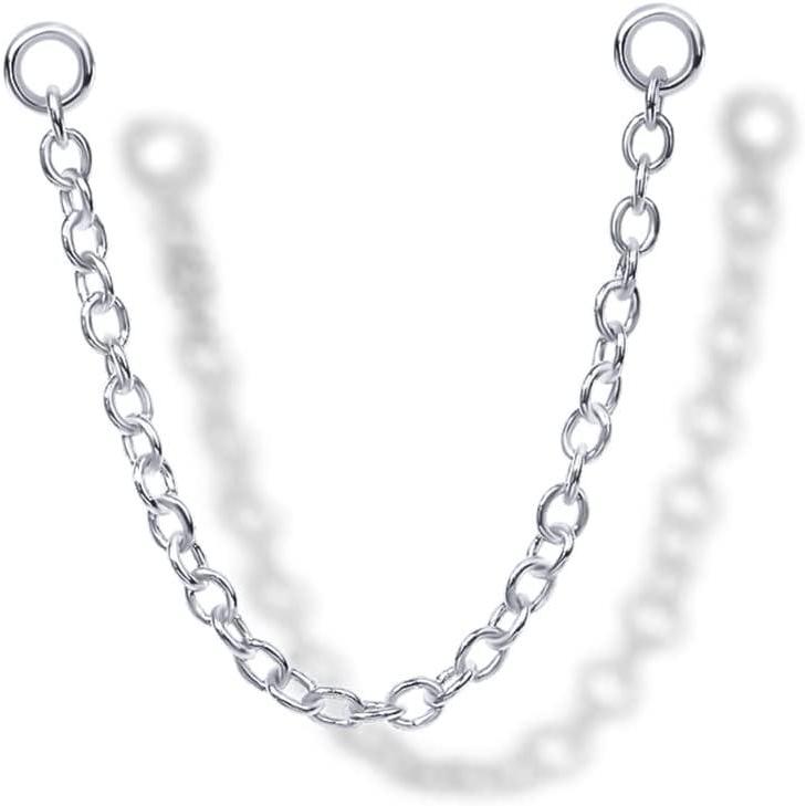 imagePAVOI 14K Earrings Chain Connectors 45 Millimeters Yellow Gold45mm White