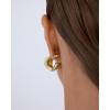 PAVOI 14K Yellow Gold Plated Lobe Lifters for Heavy Earrings for Women – Earring Backs for Droopy Ears – Comfortable Backings for Studs Fashion Jewelry Accessories(Yellow Gold)
