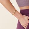 PAVOI Gold Plated Twisted Chunky Bangle Bracelet | 14K Gold Plated | Lightweight Everyday Jewelry(Yellow Gold)
