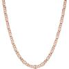 PAVOI 14K Gold Plated Adjustable Link Chain Necklace for Women | Box Rope Sphere Bead Serpentine Anchor Mariner Gold Chain Necklaces(Rose Gold)