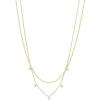PAVOI 14K Gold Plated Dainty Layering Necklaces for Women | Snake Chain, Curb Link, Paperclip Layered Chains | Trendy Layering Necklace(Yellow Gold)