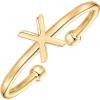 PAVOI 14K Gold Plated Initial Letter Adjustable Ring for Women – Thin Initial Band – Dainty Fashion Jewelry Gifts(- X)