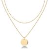 PAVOI 14K Gold Plated Layering Necklaces | Stylish Minimalist Design Pendant Necklaces | Butterfly, Heart, Lock, Evil Eye, Coin, Lightning Bolt, Circle, Cross Pendants for Women(18K Yellow Vermeil)