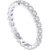 PAVOI 14K Gold Plated Rings Cubic Zirconia Band | Marquise Milgrain Eternity Bands | Gold Rings for Women(White Gold)