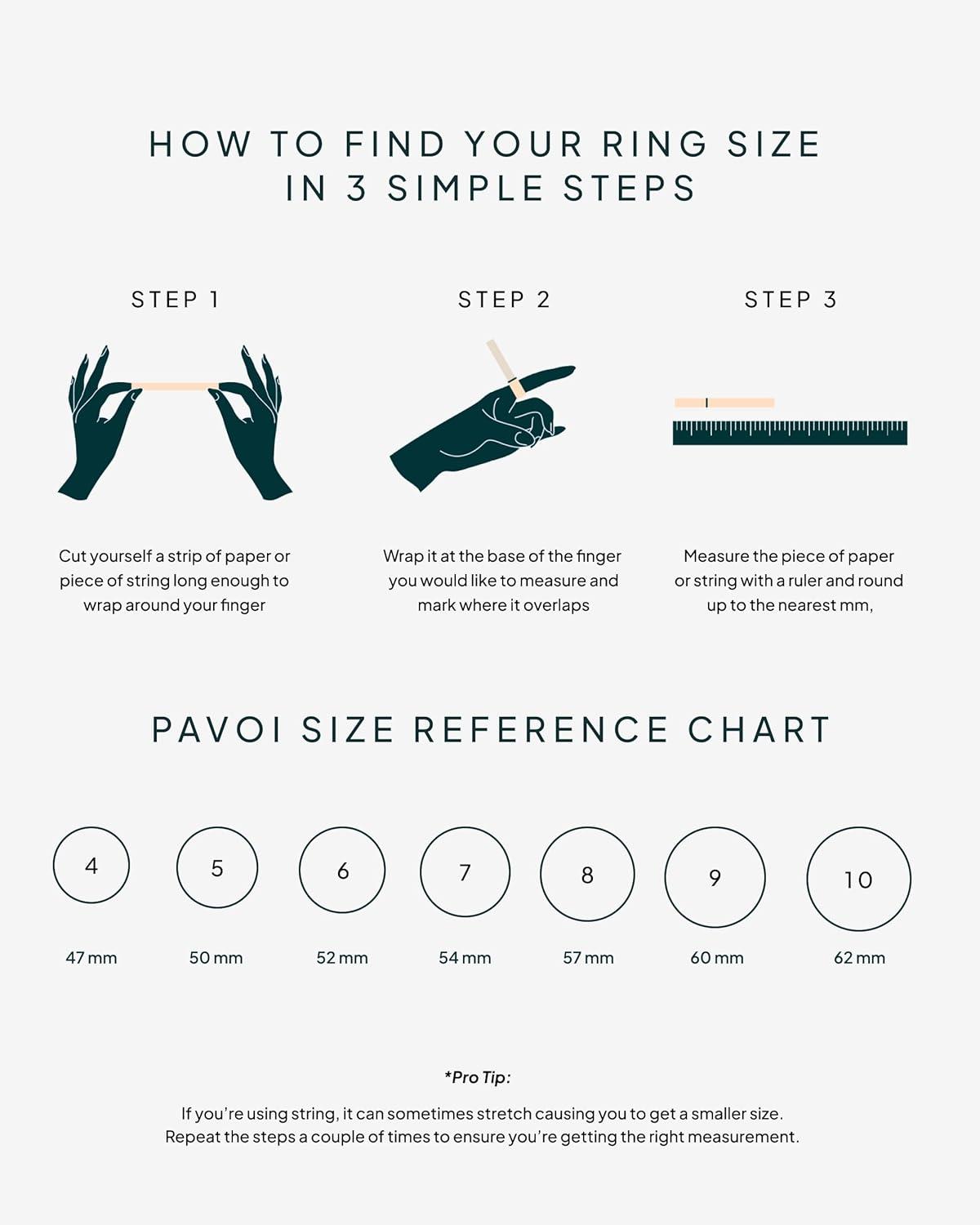 imagePAVOI 14K Gold Plated Initial Ring Stackable Rings for Women Fashion Rings D