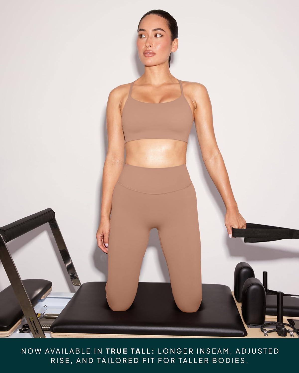 imagePAVOI ACTIVE Buttery Soft Workout Leggings for Women High Waisted No Front Seam Gym Leggings Yoga Pants FlexFlowSienna