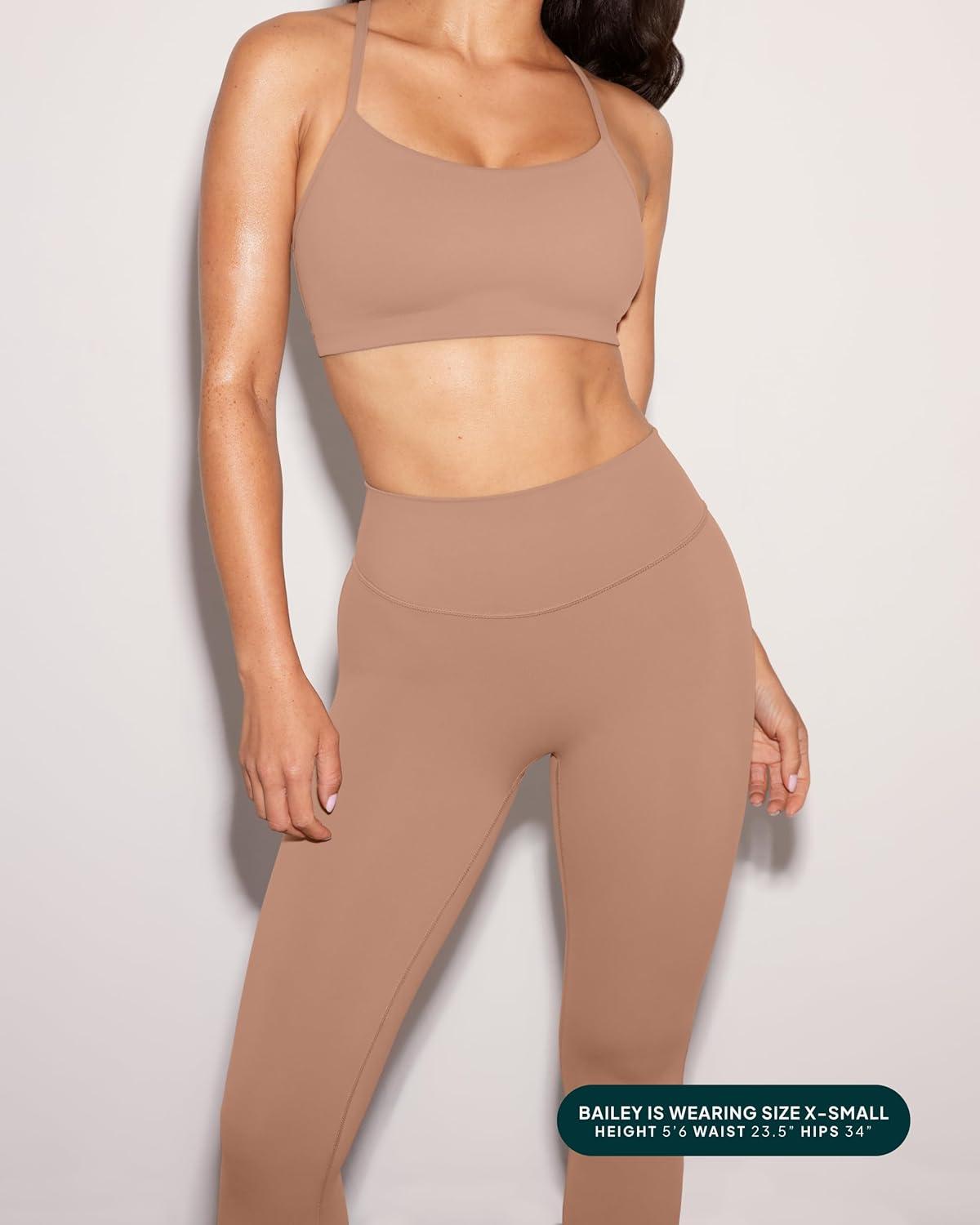 imagePAVOI ACTIVE Buttery Soft Workout Leggings for Women High Waisted No Front Seam Gym Leggings Yoga Pants FlexFlowSienna