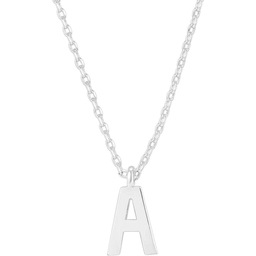 imagePAVOI 14K Gold Plated Initial Necklace  Letter Necklaces for Women A