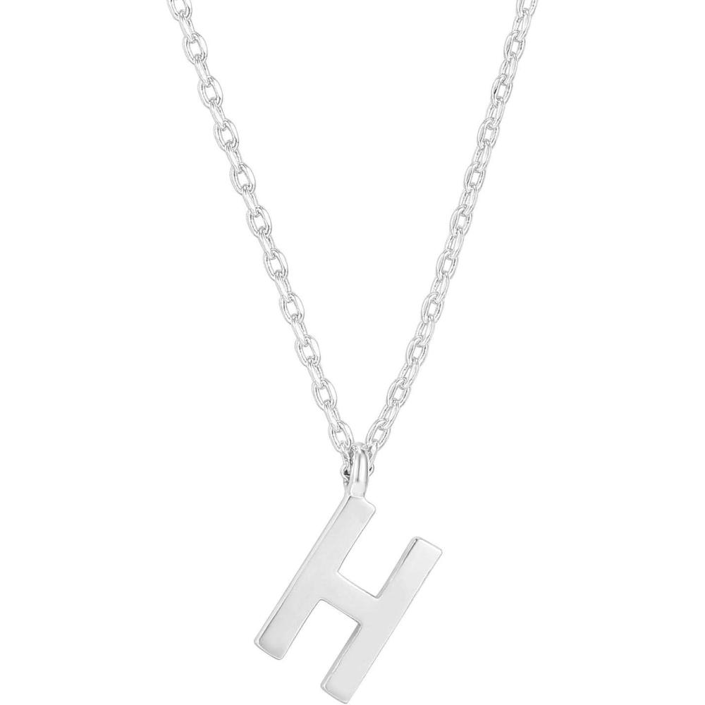 imagePAVOI 14K Gold Plated Initial Necklace Letter Necklaces for Women H