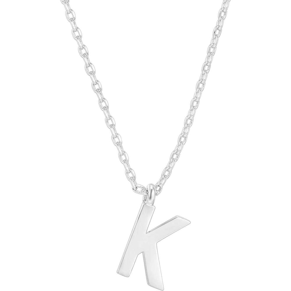 imagePAVOI 14K Gold Plated Initial Necklace Letter Necklaces for Women K