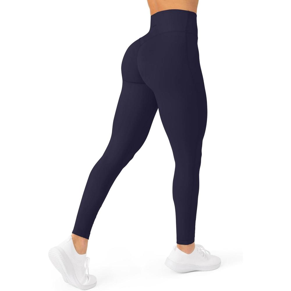 imagePAVOI ACTIVE Buttery Soft Workout Leggings for Women  High Waisted No Front Seam Gym Leggings Yoga Pants  FlexFlowTwilight