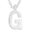 PAVOI 14K Gold Plated Initial Necklace | Letter Necklaces for Women(- G)