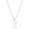 PAVOI 14K Gold Plated Initial Necklace | Letter Necklaces for Women(- K)