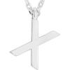 PAVOI 14K Gold Plated Initial Necklace | Letter Necklaces for Women(- X)