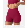 PAVOI ACTIVE Shorts with Pockets | Compressive High Waisted Butt Sculpting 4″ & 6″ Women’s Biker Shorts | HiPerform XXS to 3X(Berry)