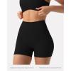 PAVOI ACTIVE Shorts with Pockets | Compressive High Waisted Butt Sculpting 4″ & 6″ Women’s Biker Shorts | HiPerform XXS to 3X(Black)