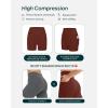 PAVOI ACTIVE Shorts with Pockets | Compressive High Waisted Butt Sculpting 4″ & 6″ Women’s Biker Shorts | HiPerform XXS to 3X(Chocolate)