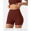 PAVOI ACTIVE Shorts with Pockets | Compressive High Waisted Butt Sculpting 4″ & 6″ Women’s Biker Shorts | HiPerform XXS to 3X(Chocolate)