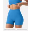 PAVOI ACTIVE Shorts with Pockets | Compressive High Waisted Butt Sculpting 4″ & 6″ Women’s Biker Shorts | HiPerform XXS to 3X(Royal Blue)