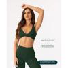 PAVOI ACTIVE Two Ways Twist Sports Bra for Women – Customizable Coverage Convertible Twist Front & Back Workout Bra, FlexFlow(Pine Green)
