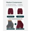 PAVOI ACTIVE Yoga Shorts for Women High Waisted Gym Shorts Buttery Soft Biker Workout Shorts 4″ & 6″ Compression Fit(Bordeaux)