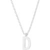 PAVOI 14K Gold Plated Initial Necklace | Letter Necklaces for Women(- D)