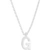PAVOI 14K Gold Plated Initial Necklace | Letter Necklaces for Women(- G)