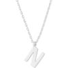 PAVOI 14K Gold Plated Initial Necklace | Letter Necklaces for Women(- N)