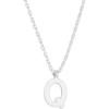 PAVOI 14K Gold Plated Initial Necklace | Letter Necklaces for Women(- Q)