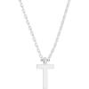 PAVOI 14K Gold Plated Initial Necklace | Letter Necklaces for Women(- T)