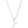 PAVOI 14K Gold Plated Initial Necklace | Letter Necklaces for Women(- Y)