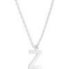 PAVOI 14K Gold Plated Initial Necklace | Letter Necklaces for Women(- Z)