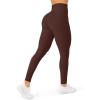 PAVOI ACTIVE Buttery Soft Workout Leggings for Women – High Waisted No Front Seam Gym Leggings Yoga Pants – FlexFlow(Cocoa)