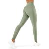 PAVOI ACTIVE Buttery Soft Workout Leggings for Women – High Waisted No Front Seam Gym Leggings Yoga Pants – FlexFlow(Jade)