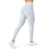 PAVOI ACTIVE Buttery Soft Workout Leggings for Women – High Waisted No Front Seam Gym Leggings Yoga Pants – FlexFlow(Silver)