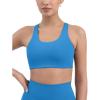 PAVOI ACTIVE Racerback Supportive Sports Bras for Women – High Support Scoop Neck Gym Workout Bra Removable Pads – HiPerform(Royal Blue)