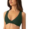 PAVOI ACTIVE Two Ways Twist Sports Bra for Women – Customizable Coverage Convertible Twist Front & Back Workout Bra, FlexFlow(Pine Green)