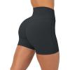 PAVOI ACTIVE Yoga Shorts for Women High Waisted Gym Shorts Buttery Soft Biker Workout Shorts 4″ & 6″ Compression Fit(Forest Slate)