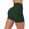 PAVOI ACTIVE Yoga Shorts for Women High Waisted Gym Shorts Buttery Soft Biker Workout Shorts 4″ & 6″ Compression Fit(Pine Green)