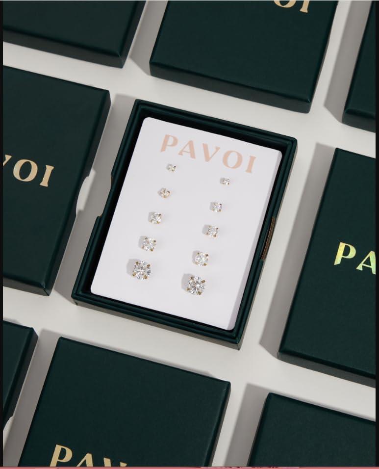 imagePAVOI 14K Gold Plated Opal Pendant Necklaces for Women Created Opal Cubic Zirconia Dainty Necklace Butterfly Round Triangle Antler Bar PendantsWhite Gold