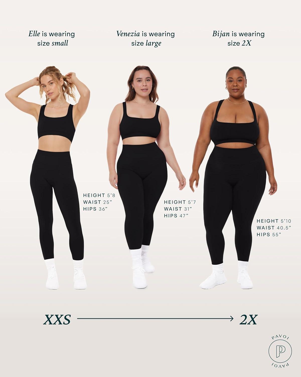 imagePAVOI ACTIVE Seamless Scrunch Butt Leggings High Waisted Compression Sculpting Women Full Length Workout Pants SculptFormBlush