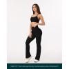 PAVOI ACTIVE High Waisted Flare Leggings for Women – Buttery Soft Bell Bottom Workout Flared Wide Leg Yoga Pants – FlexFlow(Black)